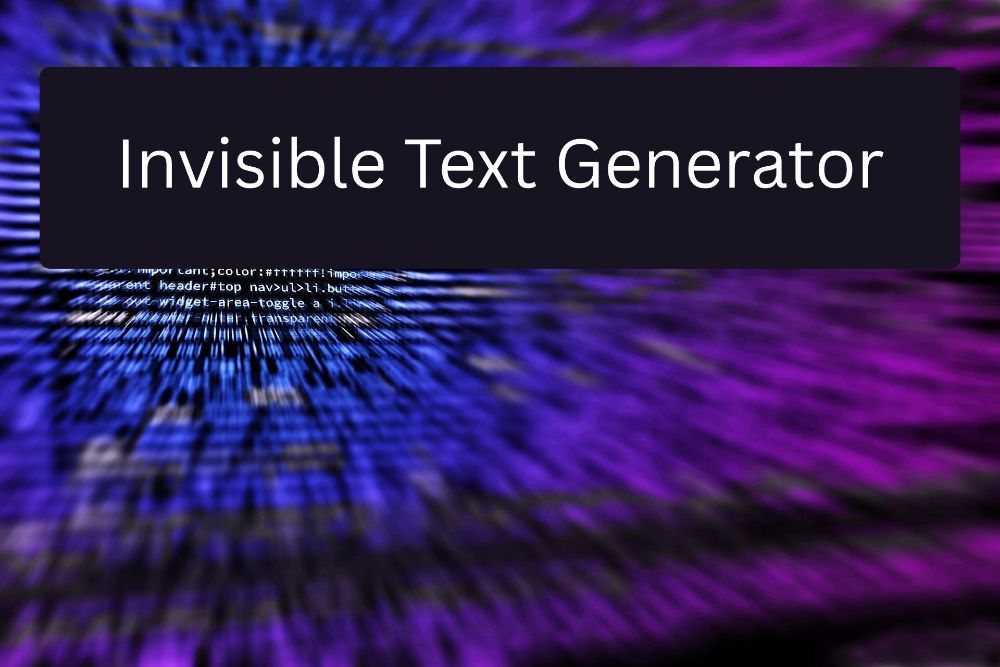 Invisible Text Generator for Free Fire and WhatsApp Copy Paste